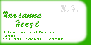 marianna herzl business card